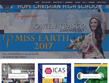 Tablet Screenshot of hchs.edu.ph